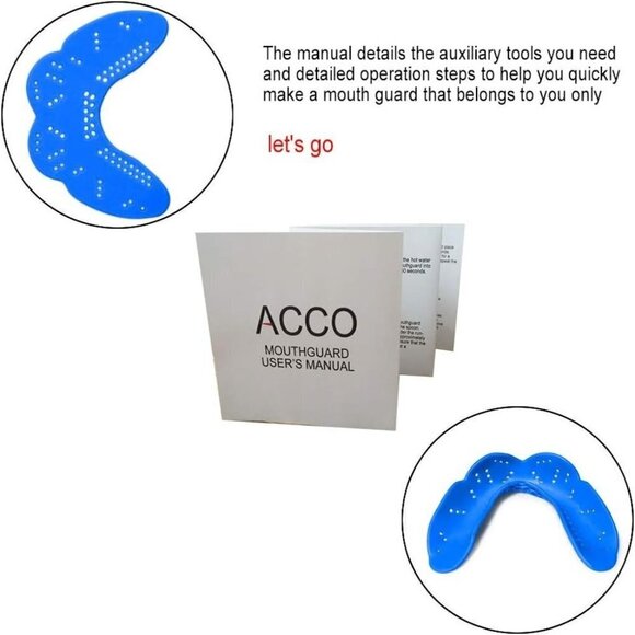 Sports Mouth Guard 1.6mm Custom Fit Youth/Adults Blue - Picture 8 of 8